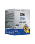 Orzax Omega-3 Dietary Supplement - Fish Oil Capsules with EPA & DHA, Gluten-Free & Non-GMO - Supports - Vitamin & Supplement