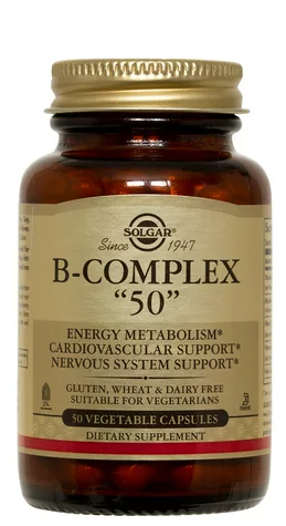 Solgar B-Complex 50  "50 Kapsül"