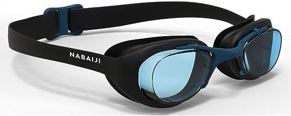 Nabaiji Swim Goggles, Anti Fog Swimming Goggles Waterproof UV Protection Mirrored & Clear Adjustable