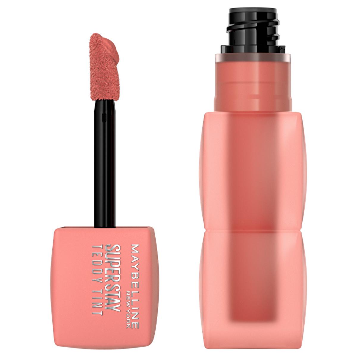 Maybelline Super Stay Teddy Tint - Liquid Matte Lip Tint for Long Lasting Lip Color Maybelline Super Stay Teddy Tint - Long Lasting Liquid Matte Lip Tint Liquid Matte Lip Tint, Long Lasting Lip Color, Maybelline Super Stay Teddy Tint, Buildable Lip Color, Multi-use Makeup Product, Matte Lipstick, Long Lasting Makeup, Cosmetic Product, Lip and Cheek Tint, Makeup Essentials