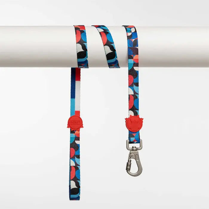 Lindo Red Line Dog Leash Durable Nylon Medium 20mm x 120cm