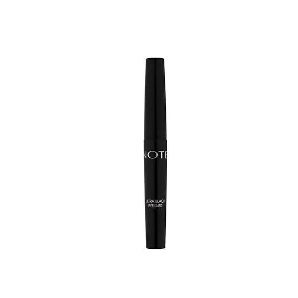 Note Cosmetics Ultra Black Liquid Eyeliner: Fine Brush for Precise Lines, Long-Lasting, Ideal for Sensitive Eyes Note Ultra Black Eyeliner: Long-Lasting, Precise, for Sensitive Eyes liquid eyeliner, ultra black eyeliner, fine brush eyeliner, long lasting eyeliner, eyeliner for sensitive eyes, intense black eyeliner, glossy finish eyeliner, sweet almond oil eyeliner, vitamin E eyeliner, eyeliner, eye makeup, cosmetic, precise application, dramatic look, bold definition, smudge-proof, fade-proof, irritation-f