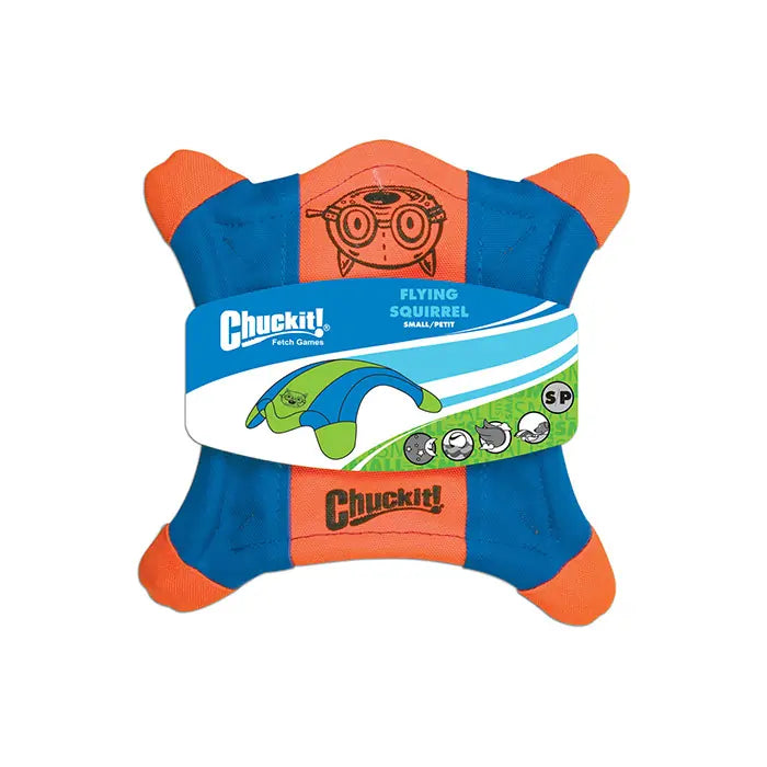 Chuckit Squirrel Frisbee Aerodynamic Dog Toy Small