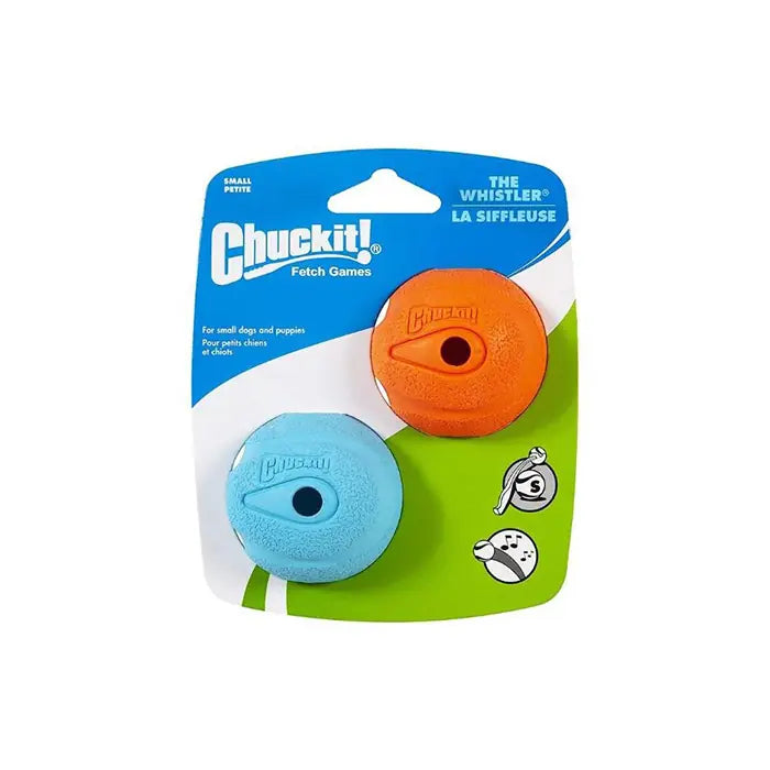 Chuckit! The Whistler Small Dog Ball Set 2-Pack