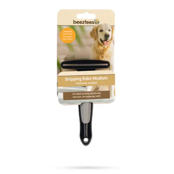 Beeztees Undercoat Pet Grooming Comb Medium 15.5cm Black