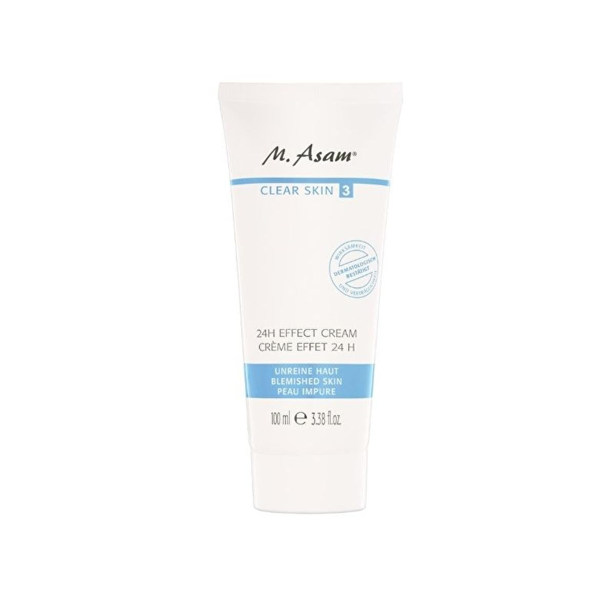 M.Asam Clear Skin 24-Hour Facial Moisturizer: Hydrate, Soften & Protect Oily, Acne-Prone Skin with Grape Seed & Tea Tree Oil - 100ml M.Asam Clear Skin Moisturizer: Hydrate Oily & Acne-Prone Skin facial moisturizer, oily skin moisturizer, tea tree oil cream, grape seed oil moisturizer, M.Asam Clear Skin, acne prone skin moisturizer, natural face cream, 24 hour moisturizer, moisturizer for oily skin, lightweight moisturizer, hydrating face cream, skin softening, skin protection, grape seed oil, vitamin e, she