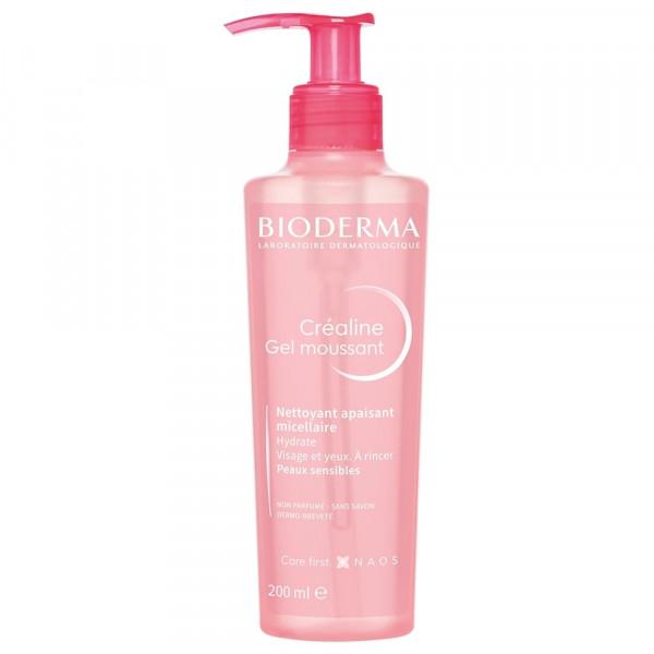 Bioderma Crealine Foaming Gel - Cleansing, Soothing - 200ml