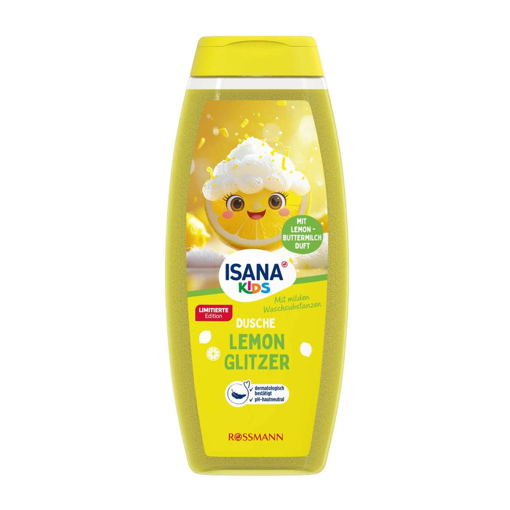 Isana Kids Lemon Scented Shower Gel for Gentle Cleansing 300 ml