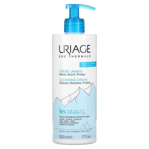 Uriage Gentle Cleansing Cream with Thermal Spring Water & Nourishing Milk - 16.91 fl oz, Paraben-Free & - Cleanser