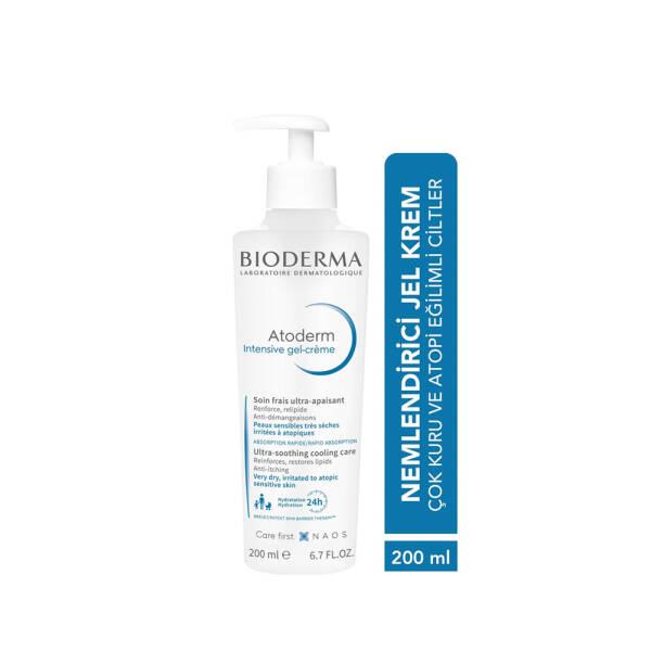Bioderma Atoderm Intensive Gel Creme - Moisturizing Gel Cream for Dry Skin Relief, Gentle for Babies & Adults - view 2