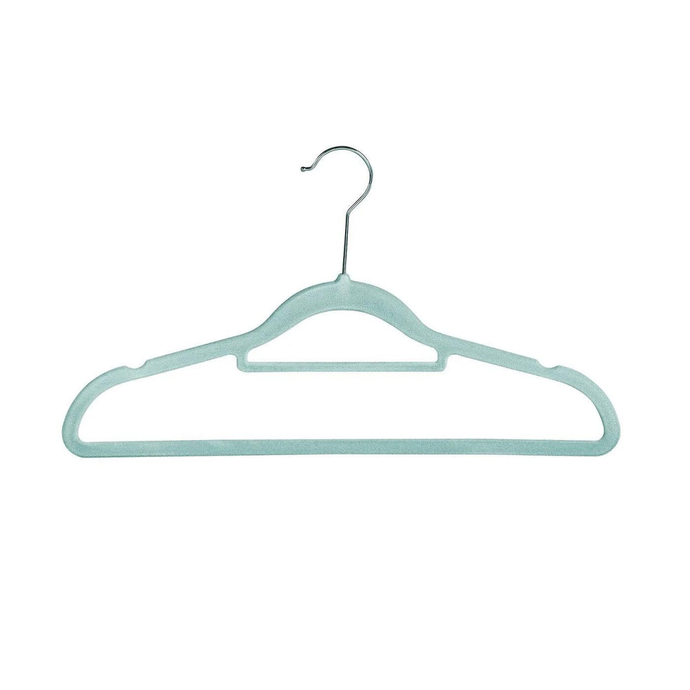 Ideenwelt Padded Clothes Hangers Blue Slip-Resistant 8-Pack