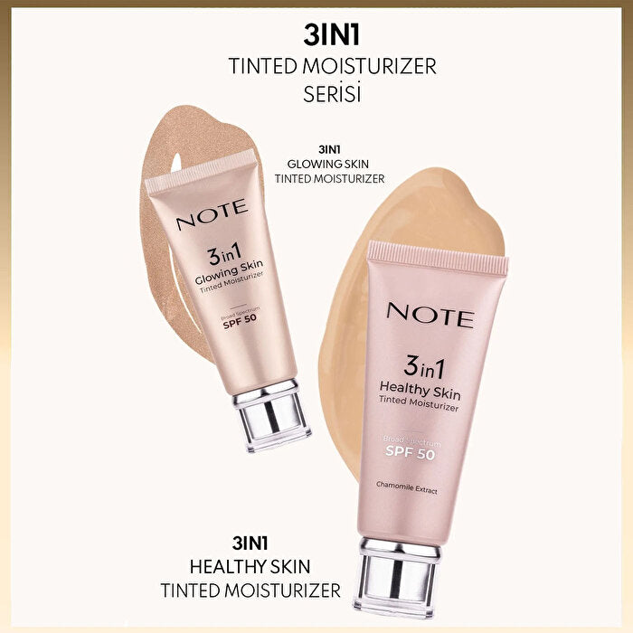 Note 3 In 1 Healthy Skin Tinted Moisturizer - SPF 50 | Lightweight Formula - view 5