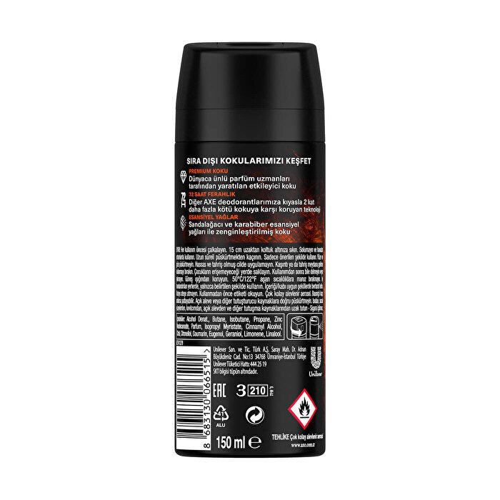 Axe Premium Collection Men&#39;s Deodorant Copper Santal 150ml | Exotic Scent