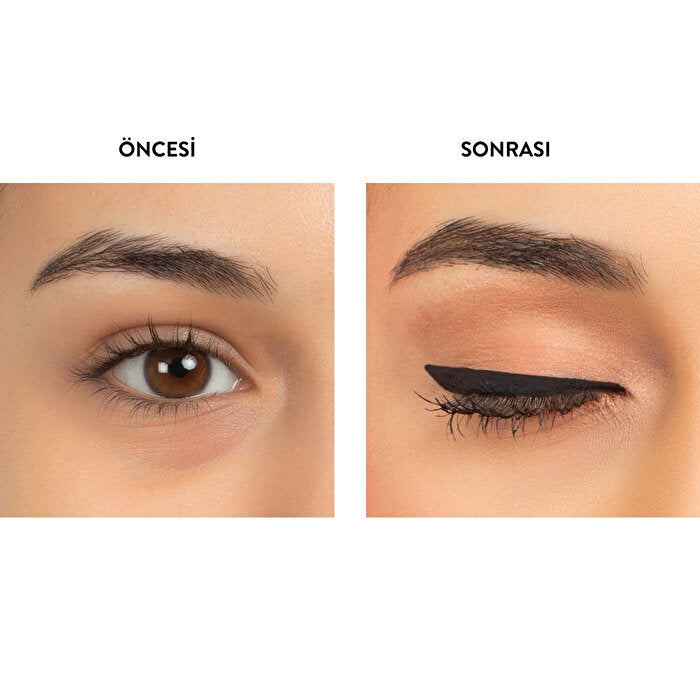 Flormar Vinyl Waterproof Black Liquid Eyeliner - High Pigment | 0.22 Fl Oz - view 5