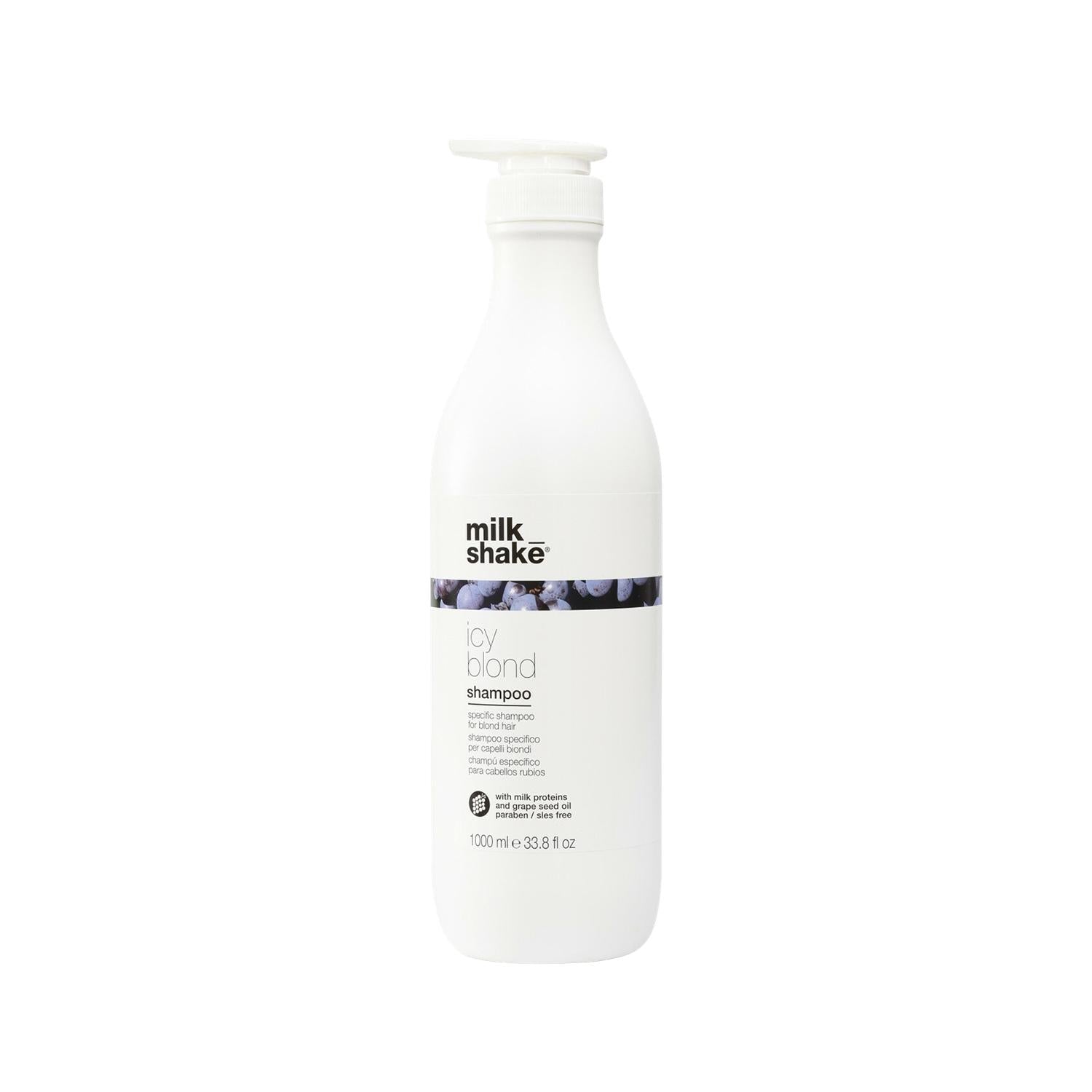 milk_shake Icy Blond Shampoo 1000ml - Blond Hair Care & Color Protection milk_shake Icy Blond Shampoo 1000ml - Best for Blond Hair Care milk_shake Icy Blond Shampoo, blond hair care, shampoo for blond hair, 1000 ml shampoo, hair care products, color protection, blond hair color maintenance, milk_shake brand, hair care, blond hair shampoo, color vibrancy, healthy hair, hair care routine