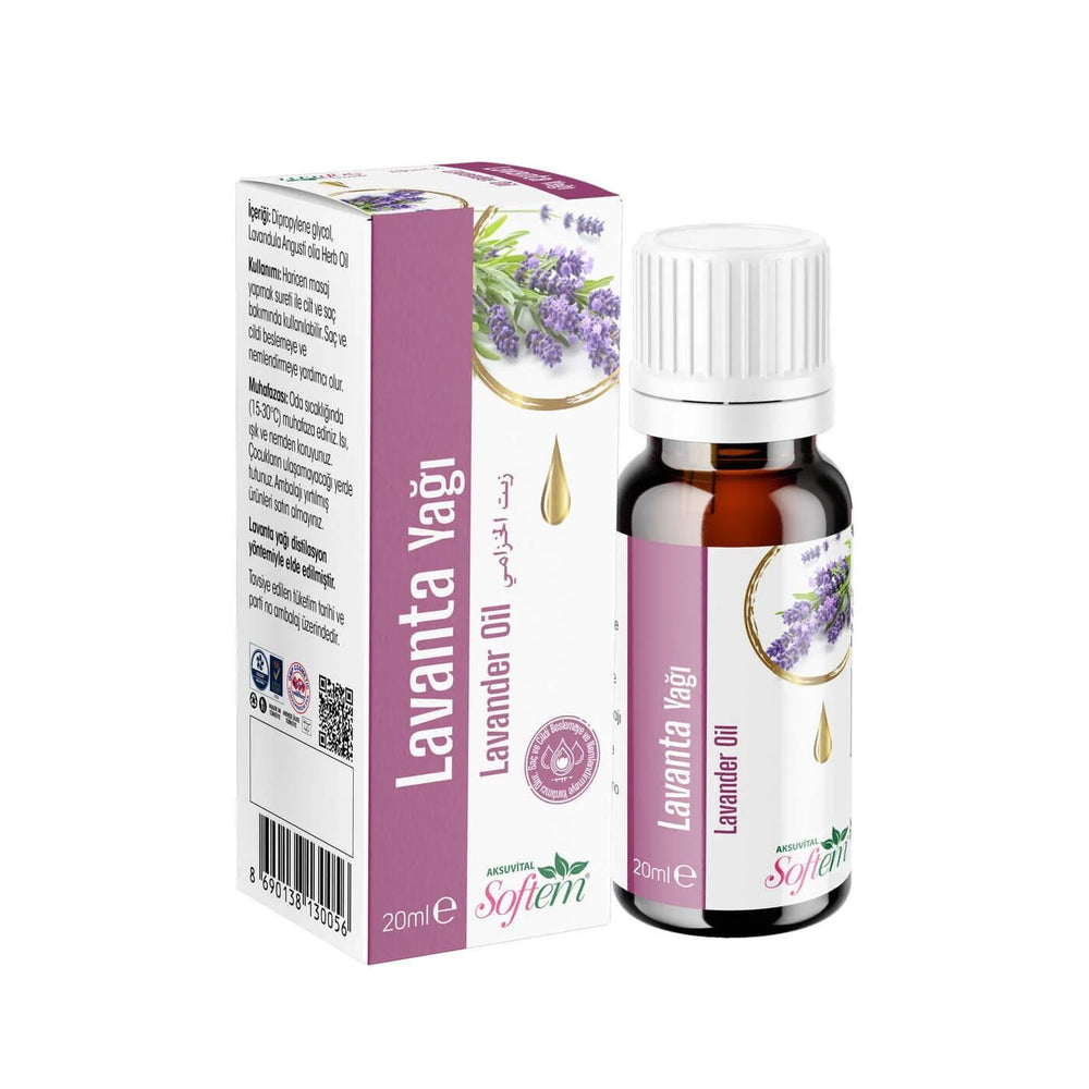 Softem Pure Lavender Oil for Soothing Aromatherapy 20 ml