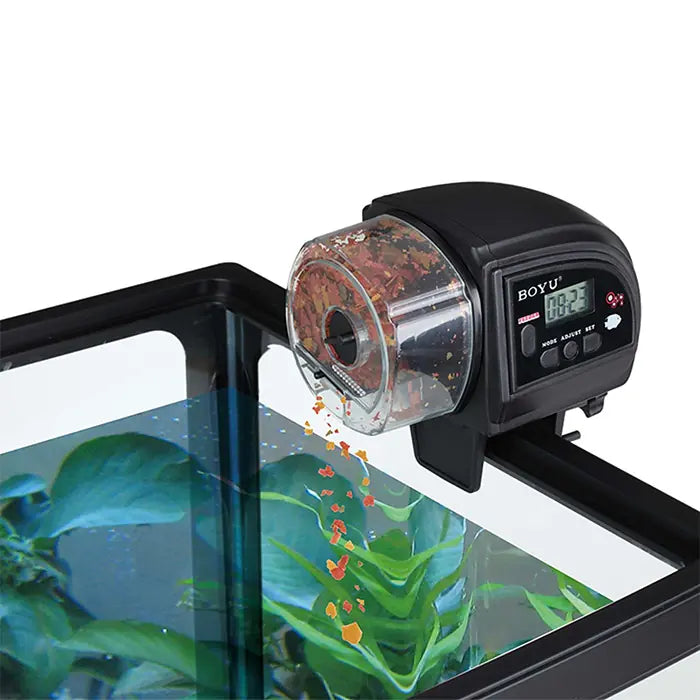 Boyu Automatic Fish Feeder with LCD Display and 4 Timers
