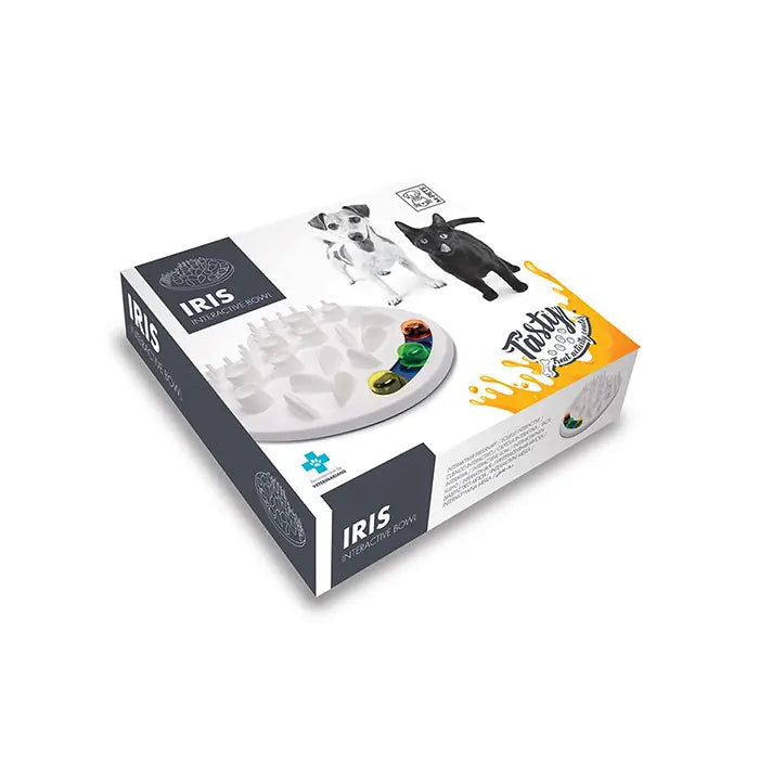 M-Pets Iris Interactive Slow Feeder for Cats & Dogs