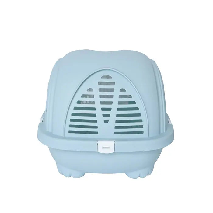 M-Pets Skyline Pet Carrier Durable Travel Crate Blue 52x40x32cm