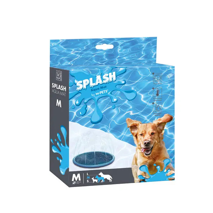 M-Pets Splash Aqua Dog Sprinkler Pad Cooling Play Pool 150cm