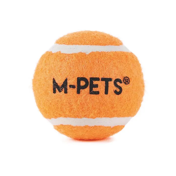 M-Pets Hop Tennis Ball Set Durable Fetch Toys 3-Pack 6.4cm
