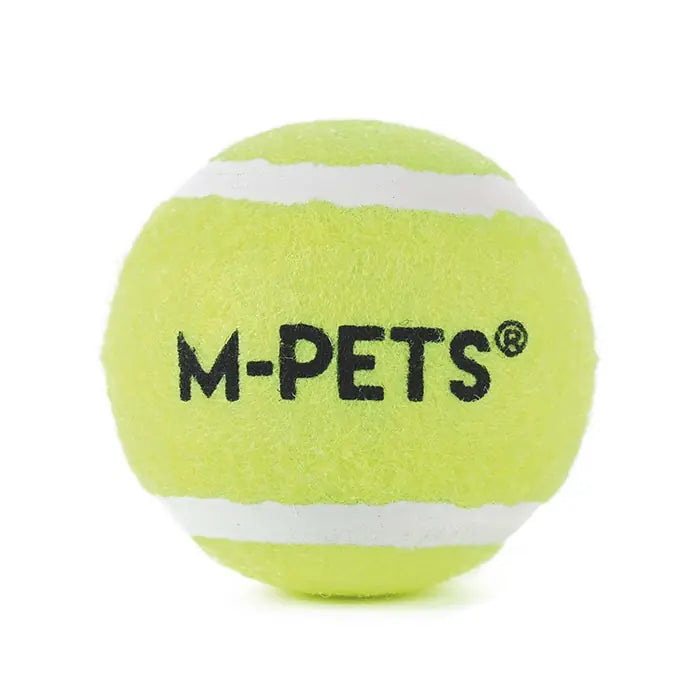 M-Pets Hop Tennis Ball Set Yellow 6.4cm 3-Pack
