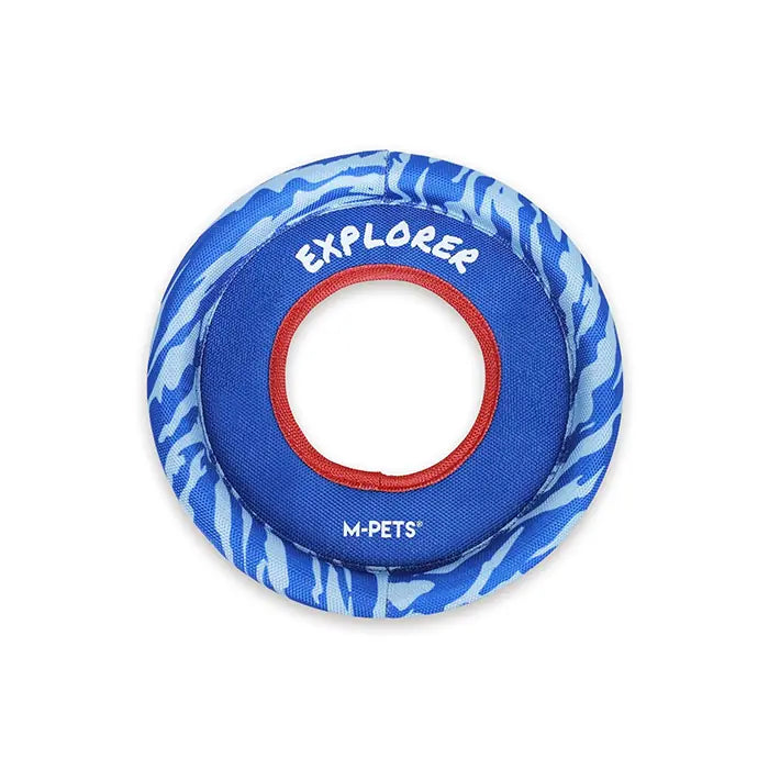 M-Pets Sprintpuff Frisbee Durable Blue Dog Toy