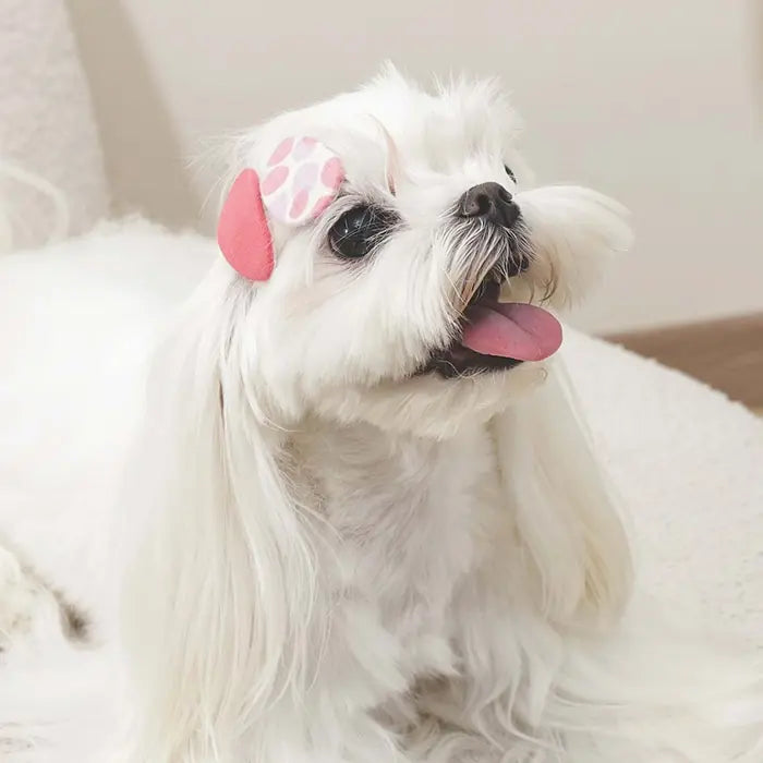 M-Pets Glam Patterned Dog Hair Clip for Grooming 1 pc