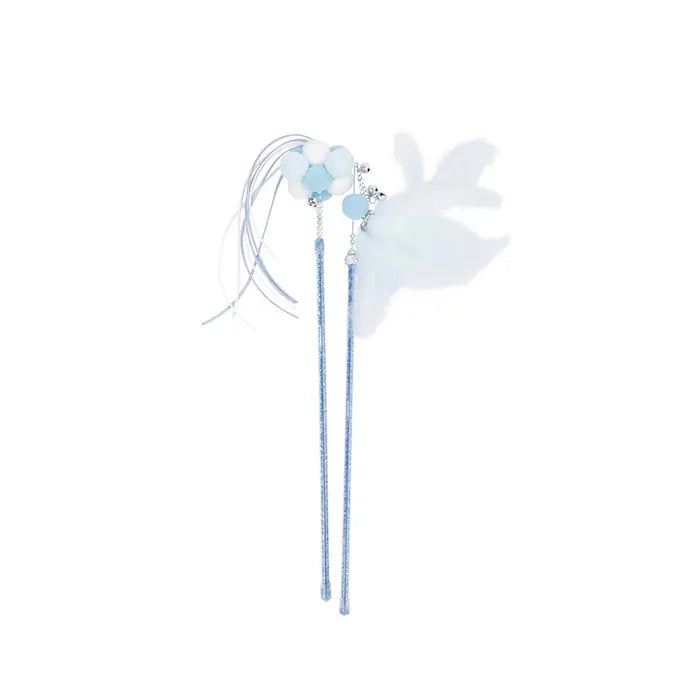 M-Pets Mooncat Interactive Cat Wand Toy Set Blue 2-Pack