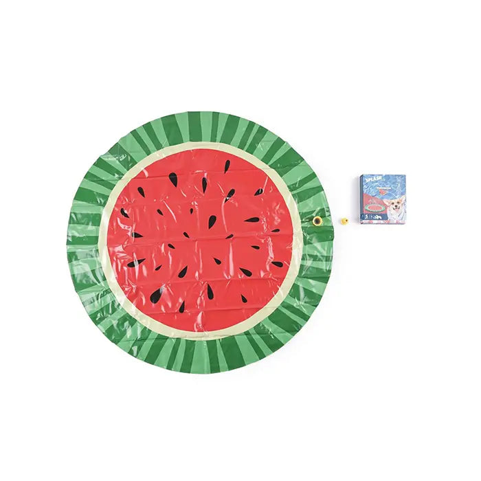 M-Pets Splash Aqua Mat Watermelon Sprinkler Play Pool 100cm