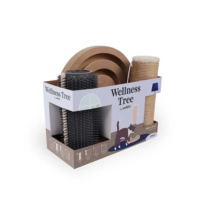 M-Pets Wellness Juniper Brown Cat Scratcher for Furniture Protection