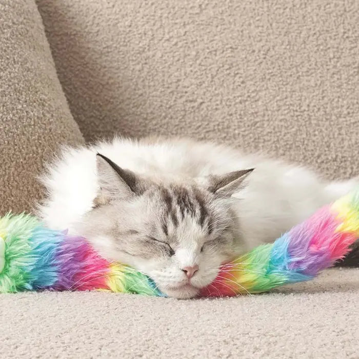 M-Pets Fluffy Zaz Catnip Cat Toy for Active Play Mixed Colors
