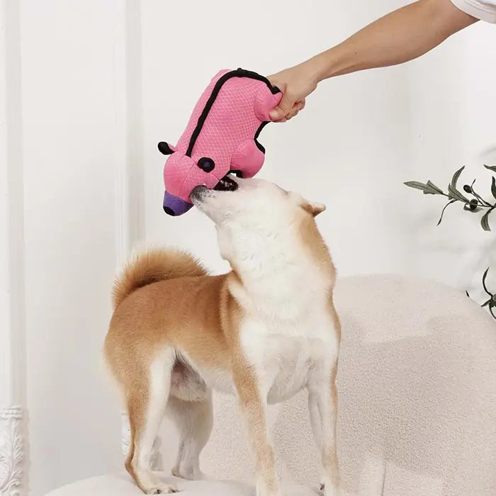 M-Pets Mega Polar Bear Plush Dog Toy for Large Breeds