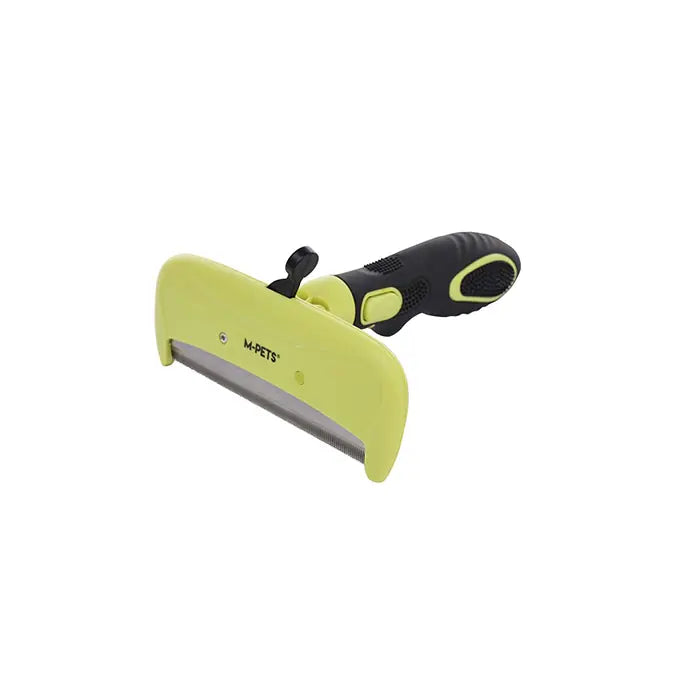 M-Pets Click and Groom Pet Deshedding Tool for Cats and Dogs