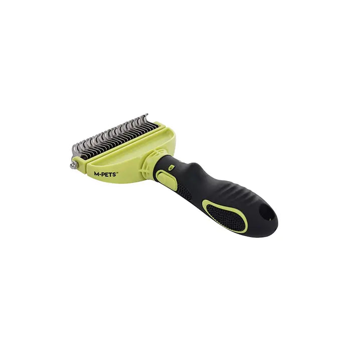 M-Pets Click and Groom Pet Dematting Comb for Cats and Dogs