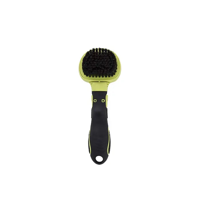 M-Pets Click and Groom Bristle Brush for Cats and Dogs Small