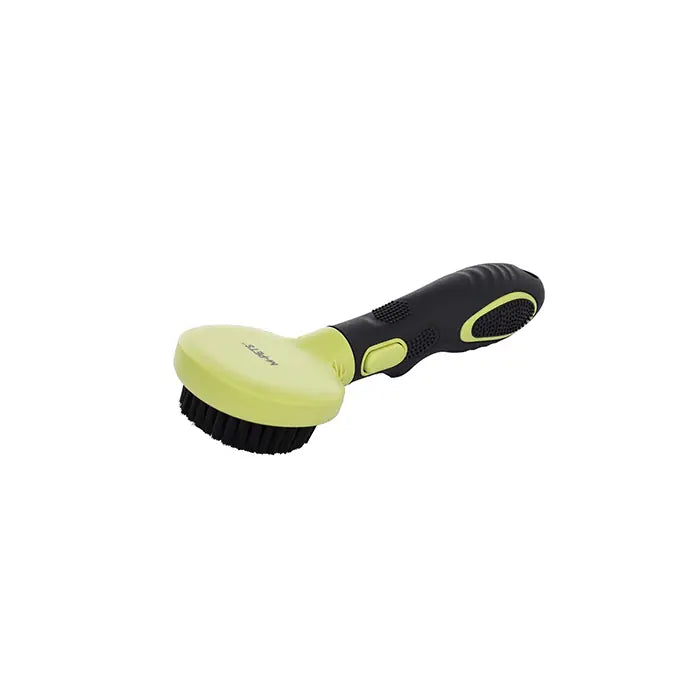 M-Pets Click and Groom Bristle Brush for Cats and Dogs Small