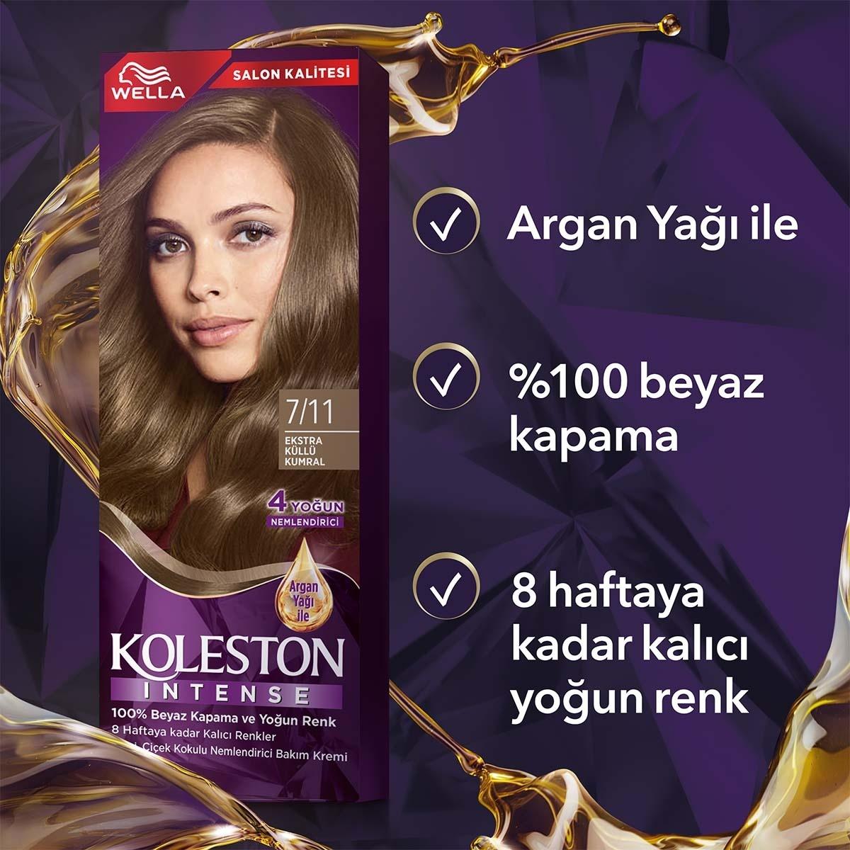 Wella Koleston Intense 7/11 Ash Blonde Hair Dye: 100% Gray Coverage, Long Lasting Color, Argan Oil for Intense Shine Wella Koleston Ash Blonde Hair Dye: Gray Coverage & Shine hair dye, permanent hair color, grey coverage hair dye, long lasting hair color, Wella Koleston, ash blonde hair dye, hair color with argan oil, intense hair color, hair dye for grey hair, hair color, hair coloring, gray coverage, long-lasting color, argan oil, hair care, beauty, personal care, hair treatment, hair dye for women, hair 
