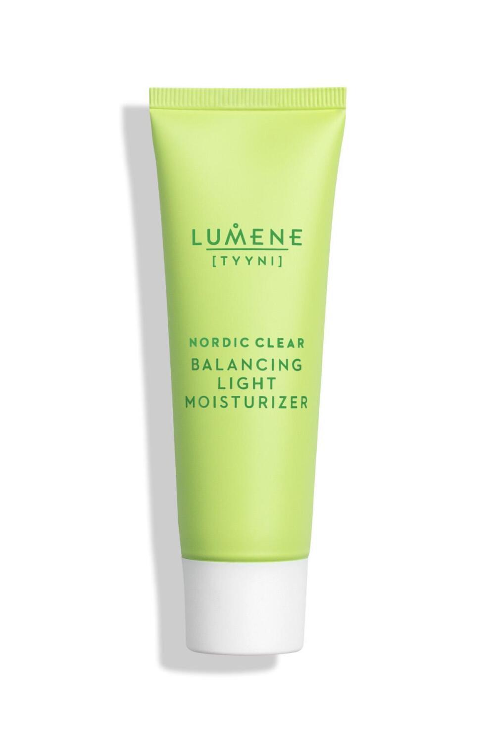 lumene balancing light moisturizer front view, lumene moisturizing cream texture close-up, lumene product on a countertop Lumene Balancing Light Moisturizer - Hydrating Cream | 50 ml Lumene Balancing Light Moisturizer - Oil-Free Hydration lumene, moisturizer, light-hydrating-cream, oil-free, organic-skincare, hydration, combination-skin, beauty-care, skincare, ai-generated