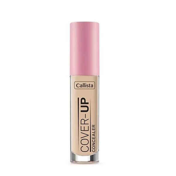 Callista Concealer for Dark Skin Tones - High Coverage, Easy Application Callista Concealer for Dark Skin - High Coverage Concealer, Dark skin tone concealer, High coverage concealer, Under-eye concealer, Cosmetic, Makeup, Beauty products, Skincare, Esmer ten, Facial coverage, Easy application, Large brush, Cyclopentasiloxane, Dimethicone