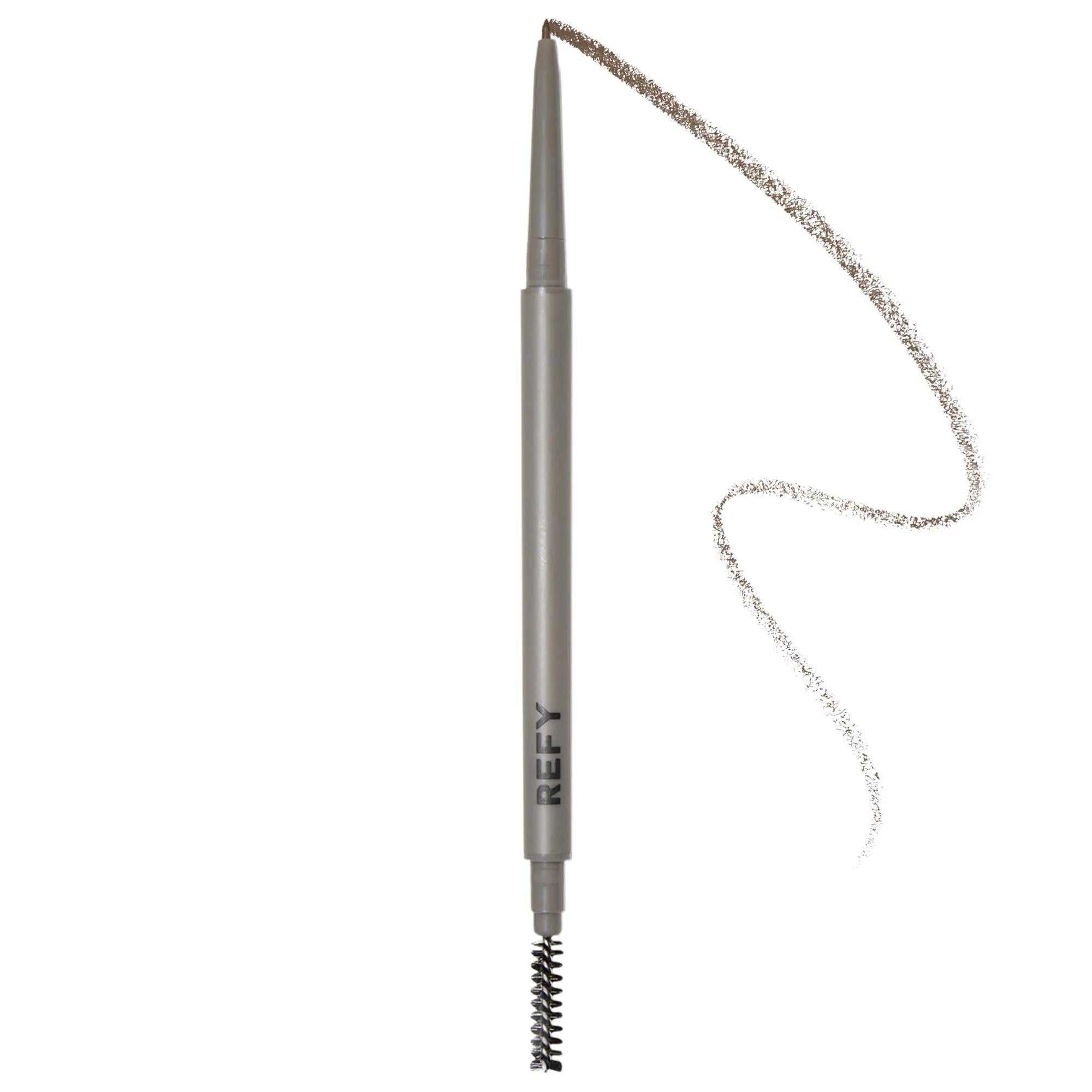 REFY Brow Pencil - Ultra-Fine Tip for Hair-Like Strokes, Highly Pigmented, 3D Definition - Cruelty & Paraben Free Eyebrow Shaping REFY Brow Pencil: Ultra-Fine Tip, 3D Definition - Shape & Define brow pencil, eyebrow pencil, ultra-fine brow pencil, highly pigmented brow pencil, cruelty-free brow pencil, paraben-free brow pencil, eyebrow shaping pencil, brow definition pencil, brow shaping, brow defining, eyebrow shaping, eyebrow defining, makeup, eye makeup, cosmetic, brow tool, brow filler, precise brow pen