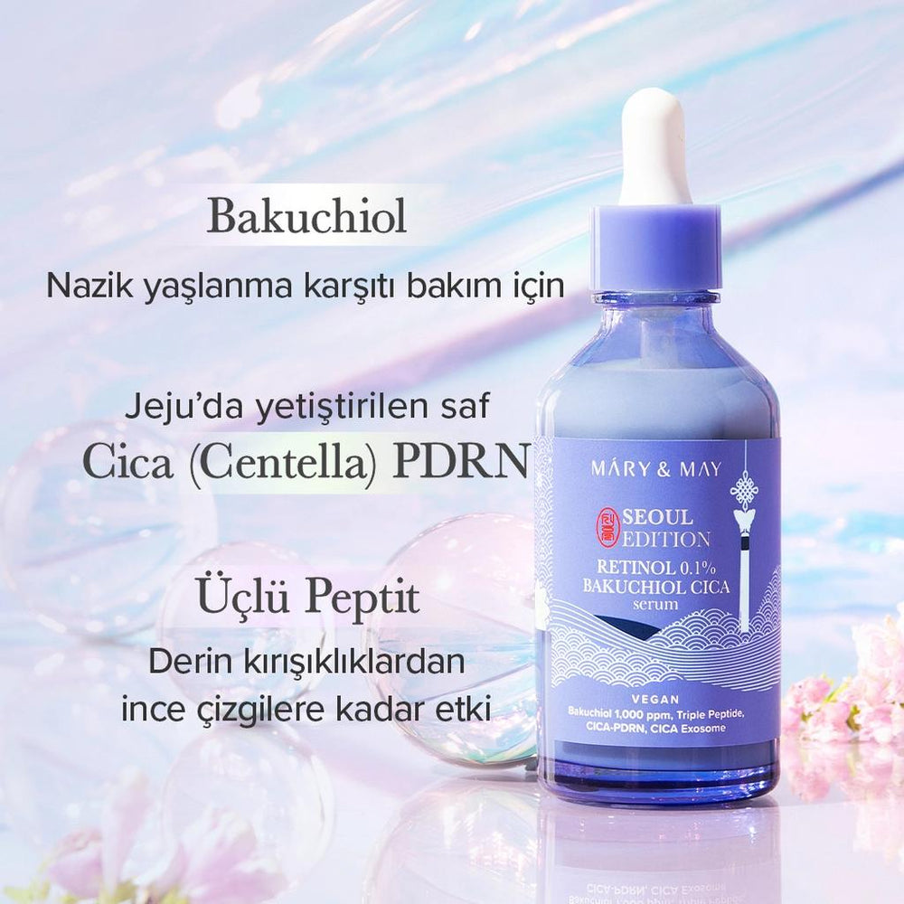 Mary & May Retinol & Bakuchiol Cica Face Serum for Aging Care 80 ml
