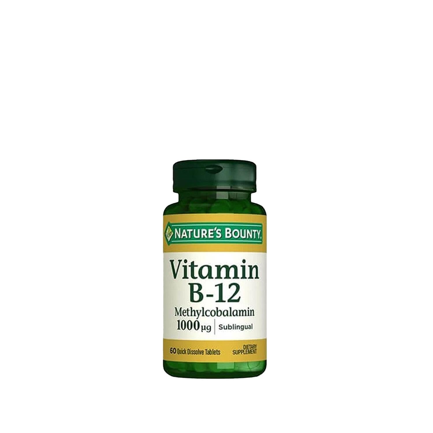 Nature's Bounty Vitamin B12 Methylcobalamin 1000 mcg Sublingual Tablets - 60 Count - High Potency B12 Support for Energy & Neurological Health Nature's Bounty B12 Methylcobalamin 1000 mcg - Boost Energy & Neurological Health Vitamin B12 supplement, Methylcobalamin, Sublingual B12 tablets, Nature's Bounty Vitamin B12, 1000 mcg B12, Vitamin B12 deficiency, Energy support, Neurological health, Vegan supplements, Vegetarian supplements, Dietary supplement, Health supplement, Wellness product