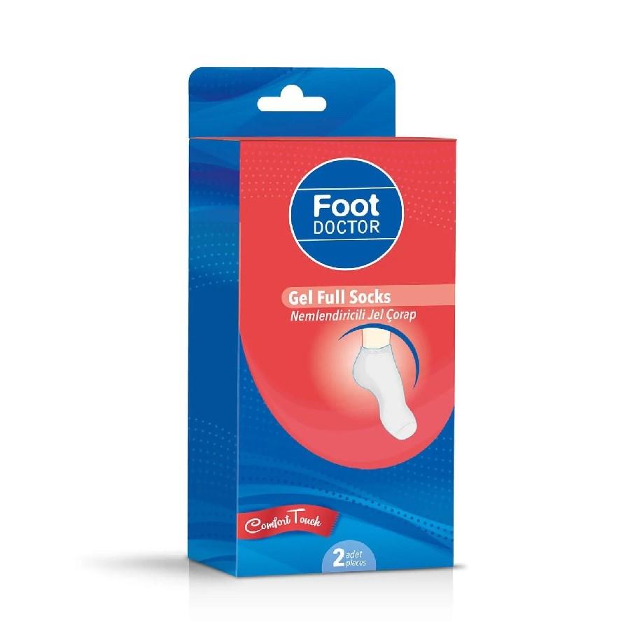Foot Doctor Moisturizing Gel Socks for Dry Heels 1 Pair