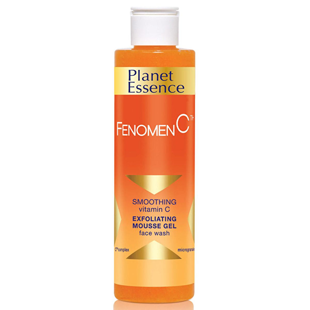 Planet Essence Facial Cleansing Gel with Micro Granules & C Vitamin - 200ml, Deep Cleansing, Hydrating, Natural - Cleanser
