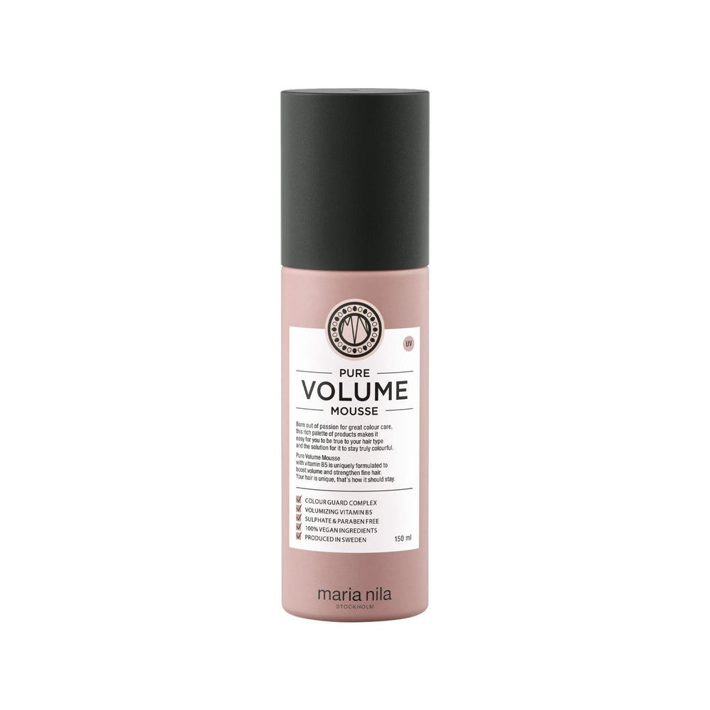 Maria Nila Pure Volume Mouse - Hair Volumizing Mousse for Fine or Limp Hair, 5.07 fl oz Maria Nila Pure Volume Mouse - Volumizing Hair Mousse Hair volumizing mouse, Maria Nila Pure Volume, Hair care products, Volumizing hair mousse, Hair styling products, Fine hair solutions, Limp hair care, Hair volume enhancer, Mousse for hair, Hair care routine, Volume hair products, Maria Nila hair care