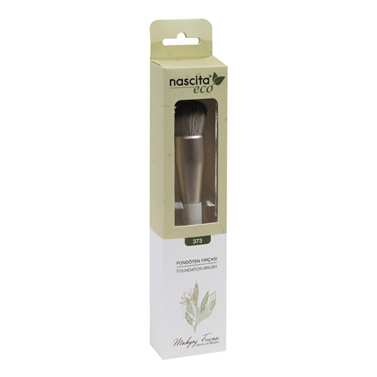 Nascita Eco-Friendly Makeup Brush 373 - Soft, High-Quality Bristles for Precise Application Nascita Eco Makeup Brush 373 - Soft & Eco-Friendly Eco-friendly makeup brush, Nascita makeup brush, Recyclable makeup tools, High-quality makeup brushes, Natural and synthetic fiber makeup brush, Makeup brushes for professionals, Sustainable beauty products, Eco-conscious beauty tools, Makeup application made easy, Soft bristle makeup brush