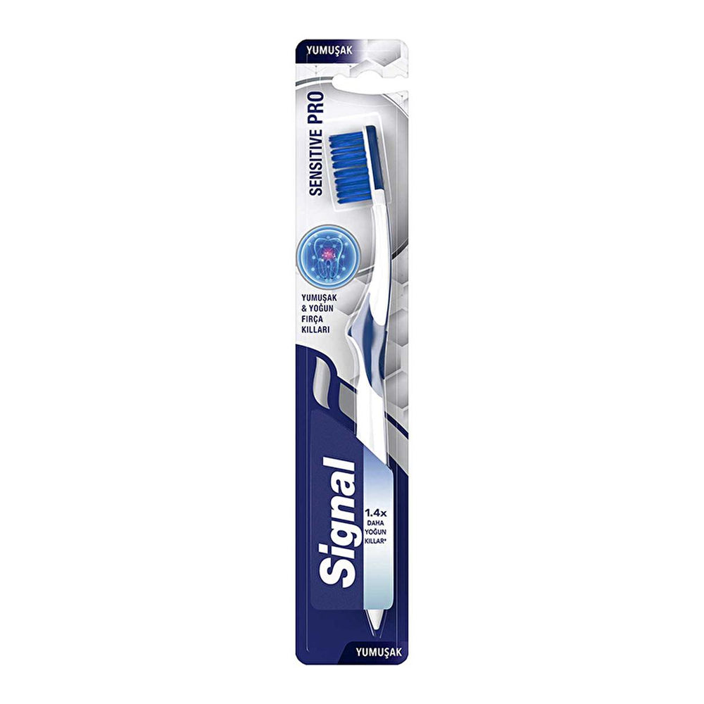 Signal Sensitive Pro Manual Toothbrush for Sensitive Teeth & Gums - Soft Bristle, Gentle Oral Care - view 2