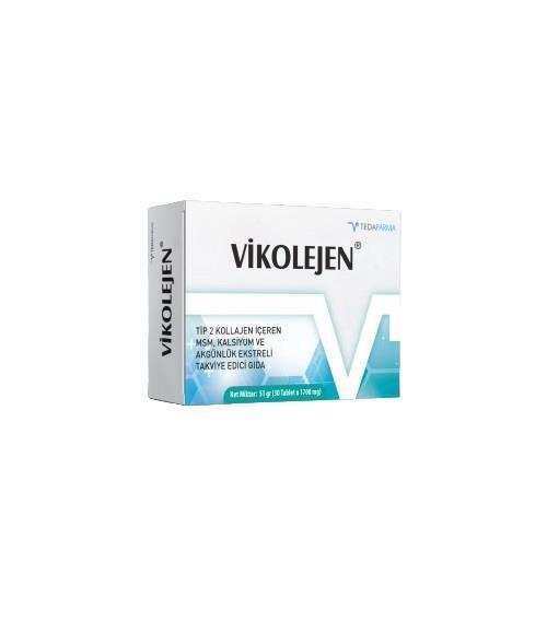 Vikolejen Type 2 Collagen Supplement for Joint Health Support - 30 Tablets Vikolejen Type 2 Collagen for Joint Health - 30 Tablets Collagen Supplement, Type 2 Collagen, Joint Health Support, Joint Pain Relief, Collagen Tablets, Joint Comfort, Joint Mobility, Fitness Supplements, Health Supplements, Natural Pain Relief, Mobility Support
