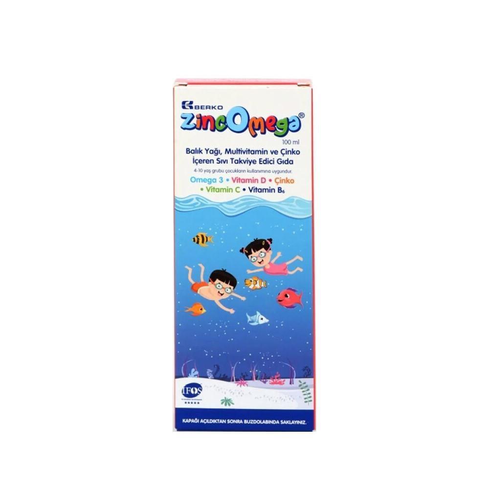 ZincoMega Omega 3 Fish Oil Liquid Supplement for Kids - Supports Heart Health, Brain Function &amp; Immune System - 3.38 fl oz ZincoMega Omega 3 Fish Oil for Kids - Boosts Heart Health &amp; Immune System fish oil supplement, omega 3 for kids, children&#39;s dietary supplement, liquid vitamin, immune system support, child nutrition supplement, heart health, brain function, cognitive development